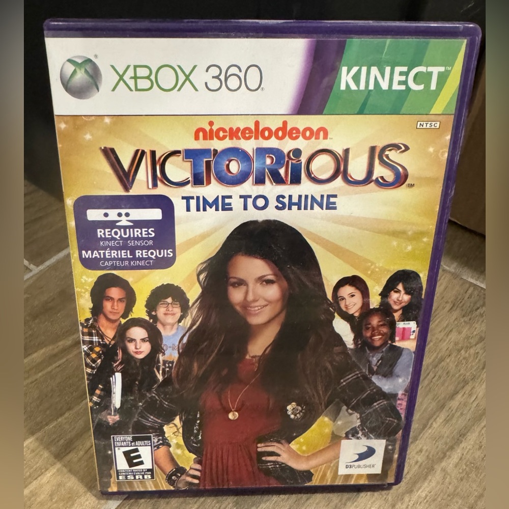 🎮 XBOX 360 KINECT GAMES- NICKELODEON VICTORIOUS TIME TO SHINE